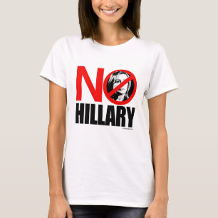 INGEN SÄTTA EN KLOCKA PÅ HILLARY - Anti Hillary T-shirt