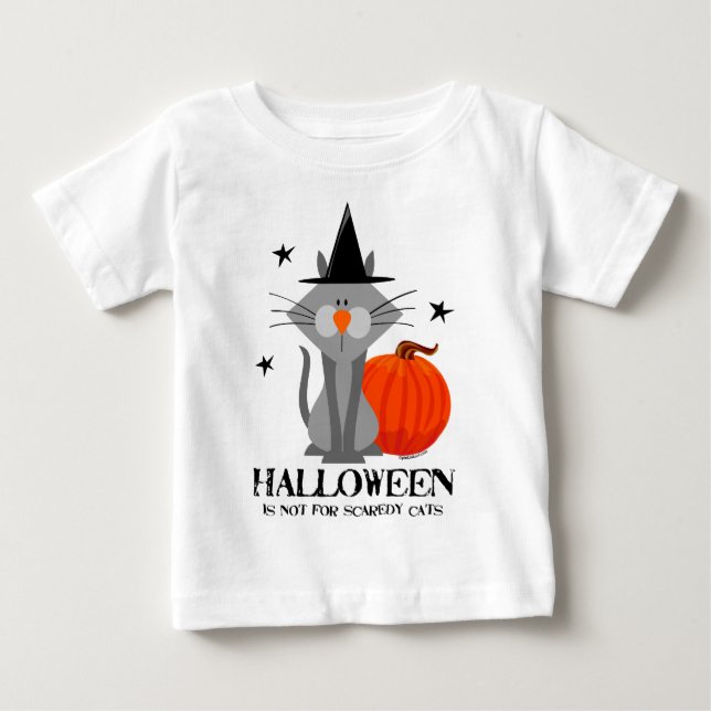 Ingen Scaredy kattskjorta Tee Shirt (Framsida)