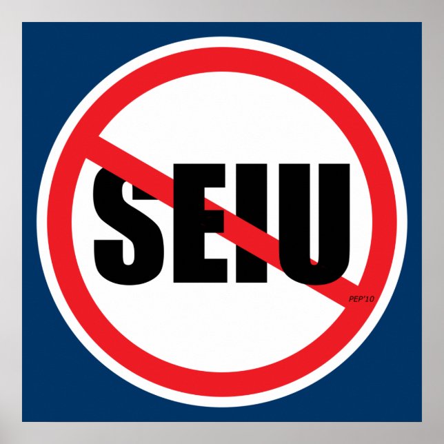 Ingen SEIU Poster (Framsidan)