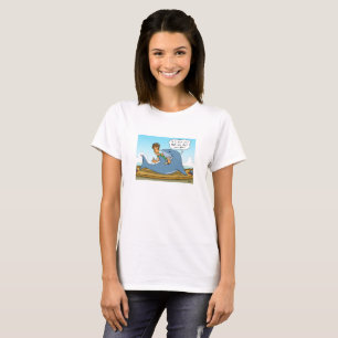 Ingen Shaaark finning vitT-tröja T Shirt