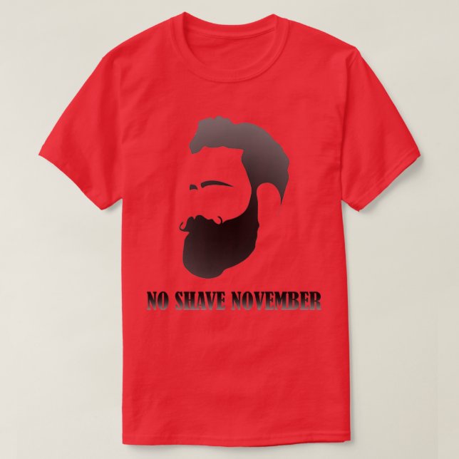 Ingen shave november t shirt (Design framsida)