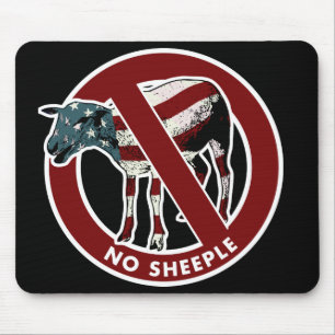 Ingen Sheeple Mousepad Musmatta