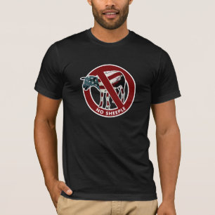 Ingen Sheeple T-tröja Tee Shirt