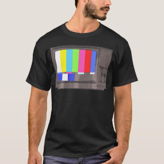 Ingen signal 70S 80S Television Skärm Funny Tv T Shirt