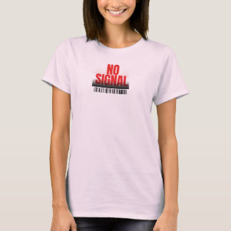 Ingen Signal Offline Livsstils-T-Shirt T Shirt