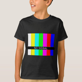 Ingen signal TV Skärm T Shirt