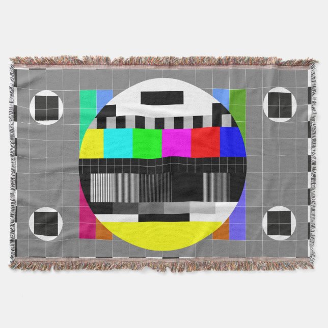 Ingen signalillustration för Retro TV. Filt (Framsidan)