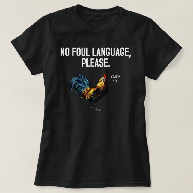 Ingen skällsordfågel tee shirt (Design framsida)