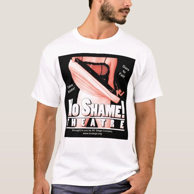 Ingen skamTheatreflicka T-shirt (Framsida)