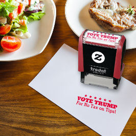 Ingen skatt på tips-rösttrumpen 2024 Receipt/Serve Självfärgande Stämpel