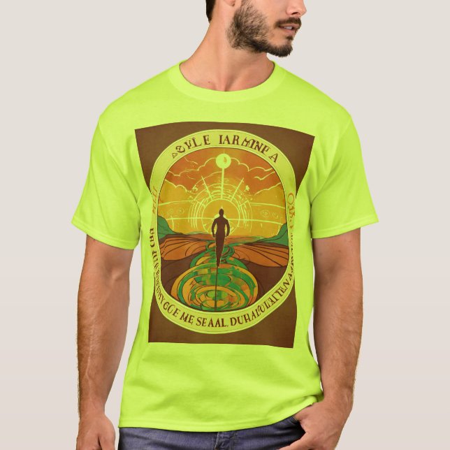 Ingen skjorta t shirt (Framsida)
