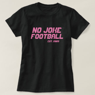 Ingen skoj fotboll-retro t shirt