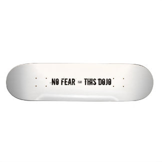 ingen skräck = detta dojodäck skateboard bräda 21,5 cm