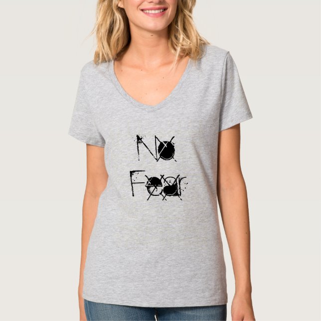 Ingen skräck tee (Framsida)