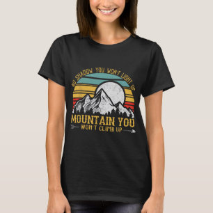 Ingen skugga som du inte kan tända berget t shirt