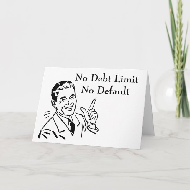 Ingen skuldgräns, inget standardvärde kort (Framsida)