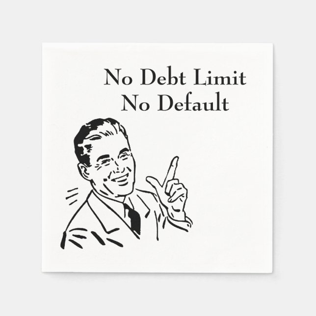 Ingen skuldgräns, inget standardvärde pappersservett (Framsidan)