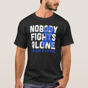 Ingen slåss mot Ensam Mörk blått BROBON COPPER T Shirt