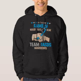 Ingen slåss mot Ensam Team för familjematchning Hoodie