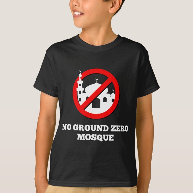 Ingen slipad nollmoské tee shirt (Framsida)