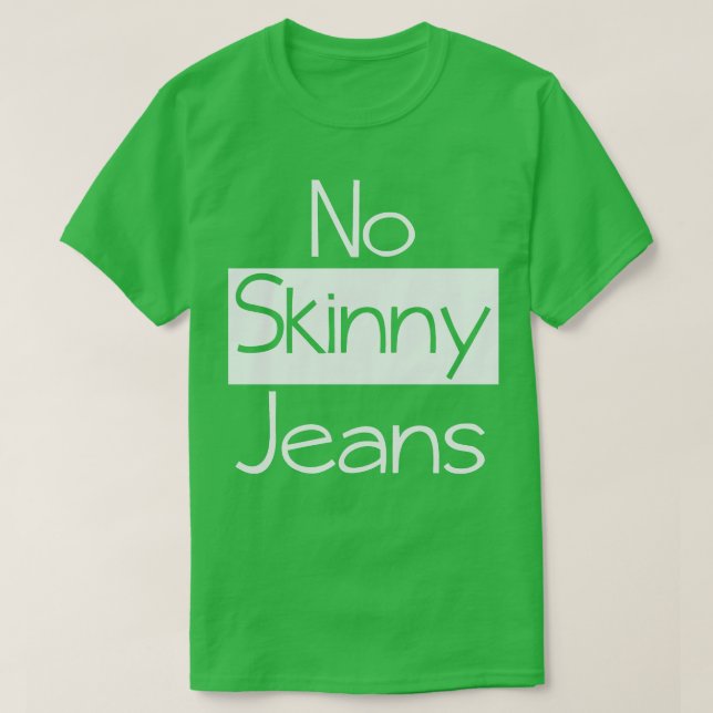 Ingen Smala Jeans Mode T Shirt (Design framsida)