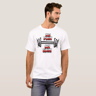Ingen Smärta Ingen Förstärkning Tränings-T-shirt T Shirt