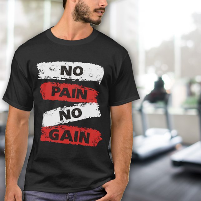 Ingen Smärta Ingen Vinning Herr Träningskläder T Shirt (Skapare uppladdad)