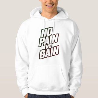 Ingen Smärta Ingen Vinning Hoodie – Motiverande Gy