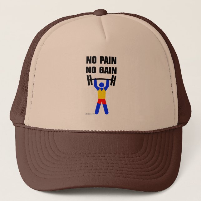 Ingen smärta, ingen vinst keps (Framsida)