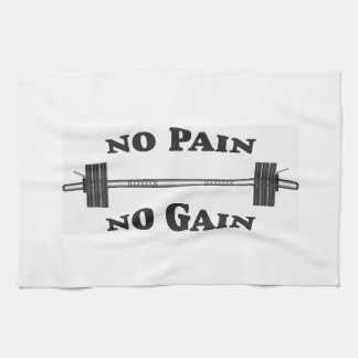 Ingen smärta nr Gain Gym Towel - White Kökshandduk