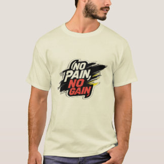 Ingen smärta vid ökning t shirt