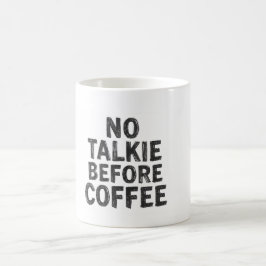 Ingen Snackning Innan Kaffe Mugg