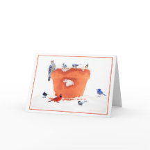 Ingen snöflinga sjunker någonsin i fel ställe-fågl