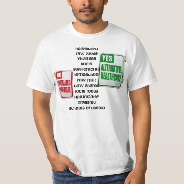 Ingen socialaliserad hälsovård - t shirt (Framsida)