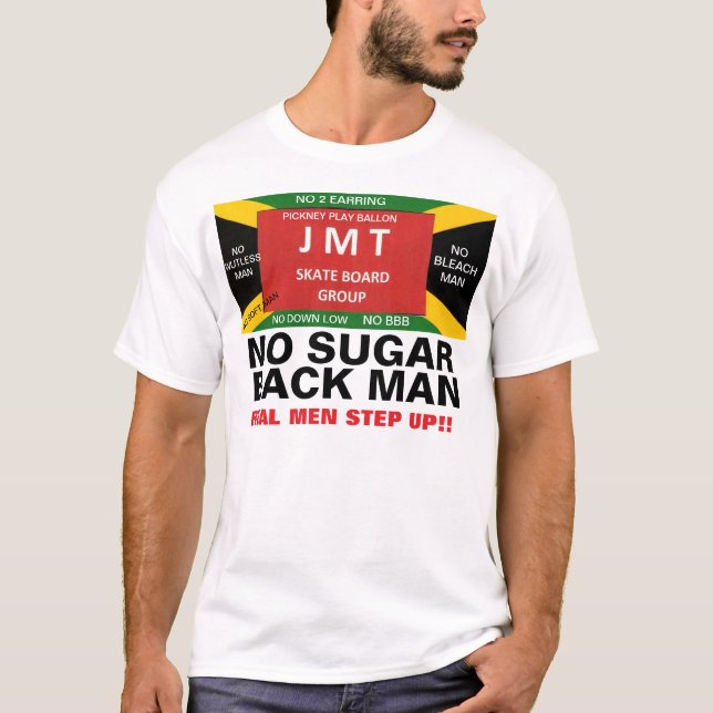 INGEN SOCKER TILLBAKA MAN T-Shirt (Framsida)