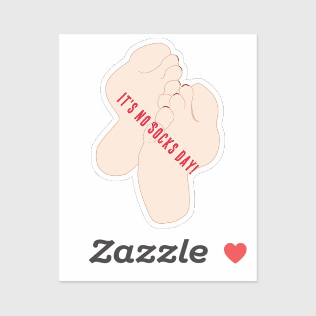 Ingen socketdagsfekt klistermärken (Ark)