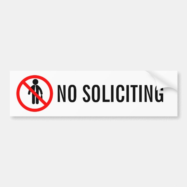 INGEN SOLICITING BILDEKAL (Framsidan)