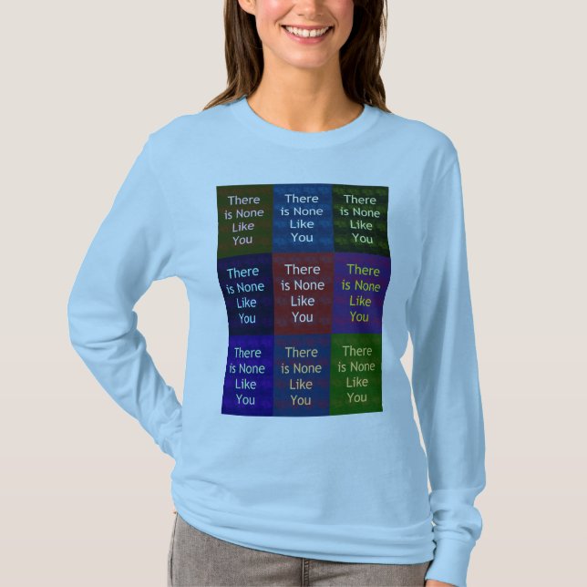 Ingen som du tee shirt (Framsida)