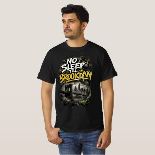 Ingen Sömn FÖRRÄN Brooklyn – Urban Graffiti Street T Shirt