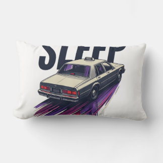 Ingen sömn Retro Motel Ländryggskudde Lumbarkudde