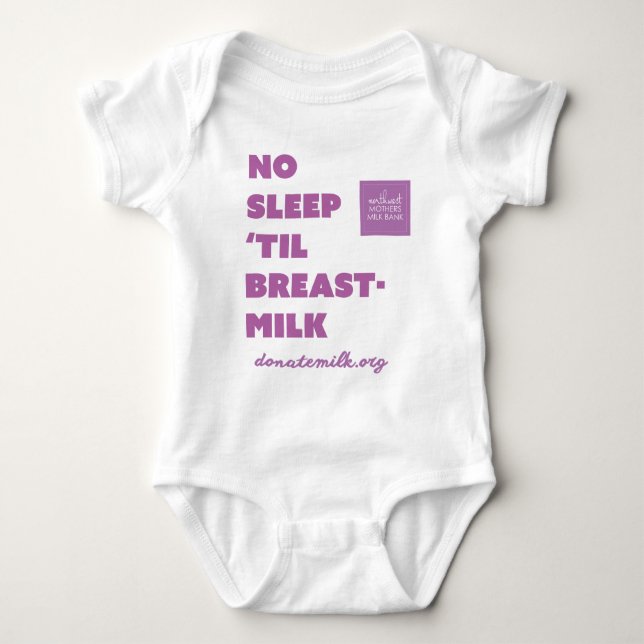 ingen sömn 'til breastmilkbodysuit - nwmmb tröja (Framsida)