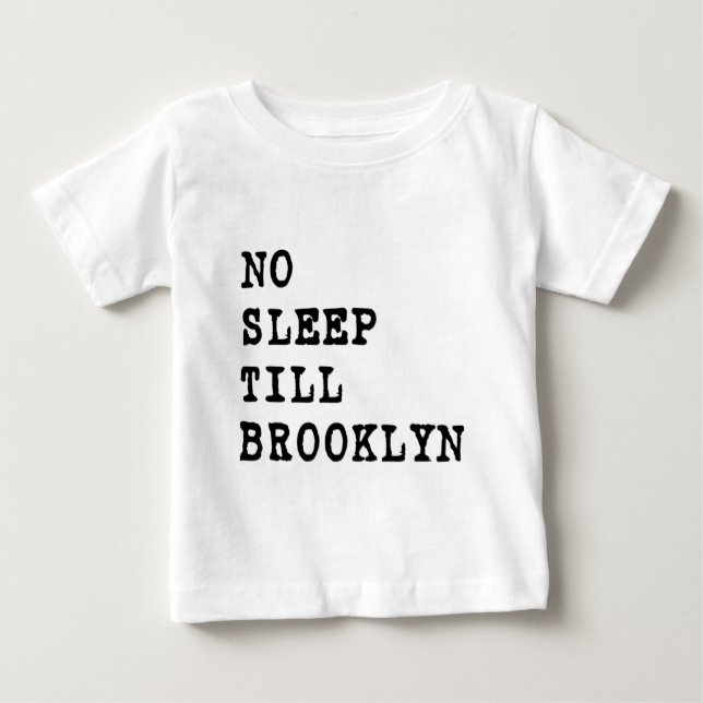 Ingen sömnkassalåda Brooklyn! T-shirt (Framsida)
