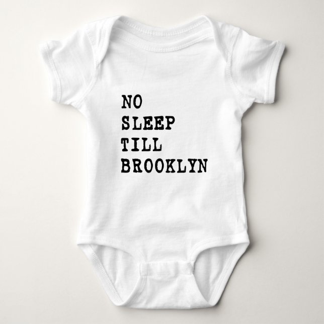 Ingen sömnkassalåda Brooklyn! T-shirt (Framsida)
