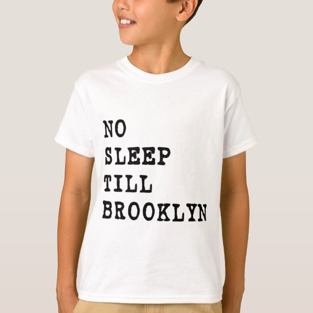 Ingen sömnkassalåda Brooklyn! Tröja (Framsida)
