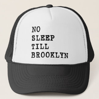 Ingen sömnkassalåda Brooklyn! Truckerkeps
