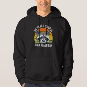 Ingen Sopor kan bara Sopor få Raccoon Sopor Panda Hoodie