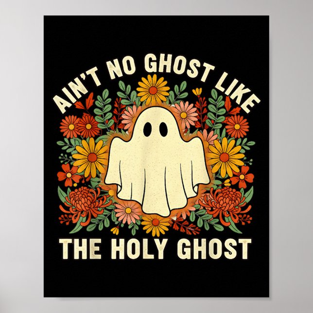 Ingen spöke som den helige ande kristen halloween poster (Framsidan)