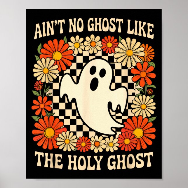 Ingen spöke som det heliga spöket kristen Hallowee Poster (Framsidan)