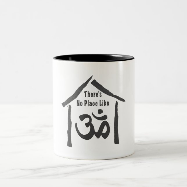 Ingen Ställe gillar om Calligraphy Två-Tonad Mugg (Center)