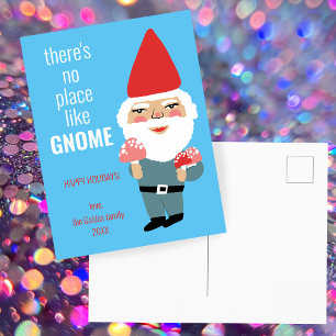INGEN STÄLLE LIKNAR GNOME Cute Mushroom ANPASSNING Vykort
